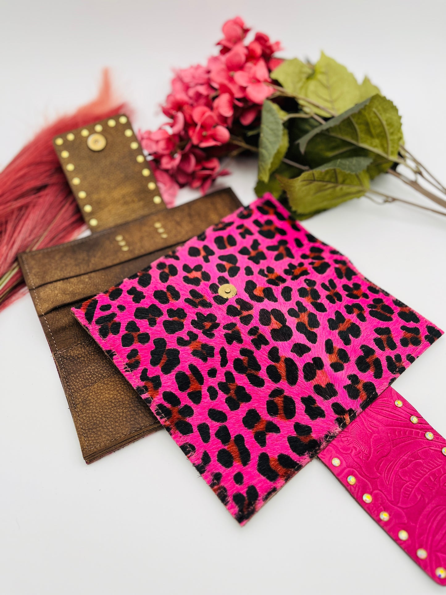 Fiesta Pink Leopard Wallet/Clutch