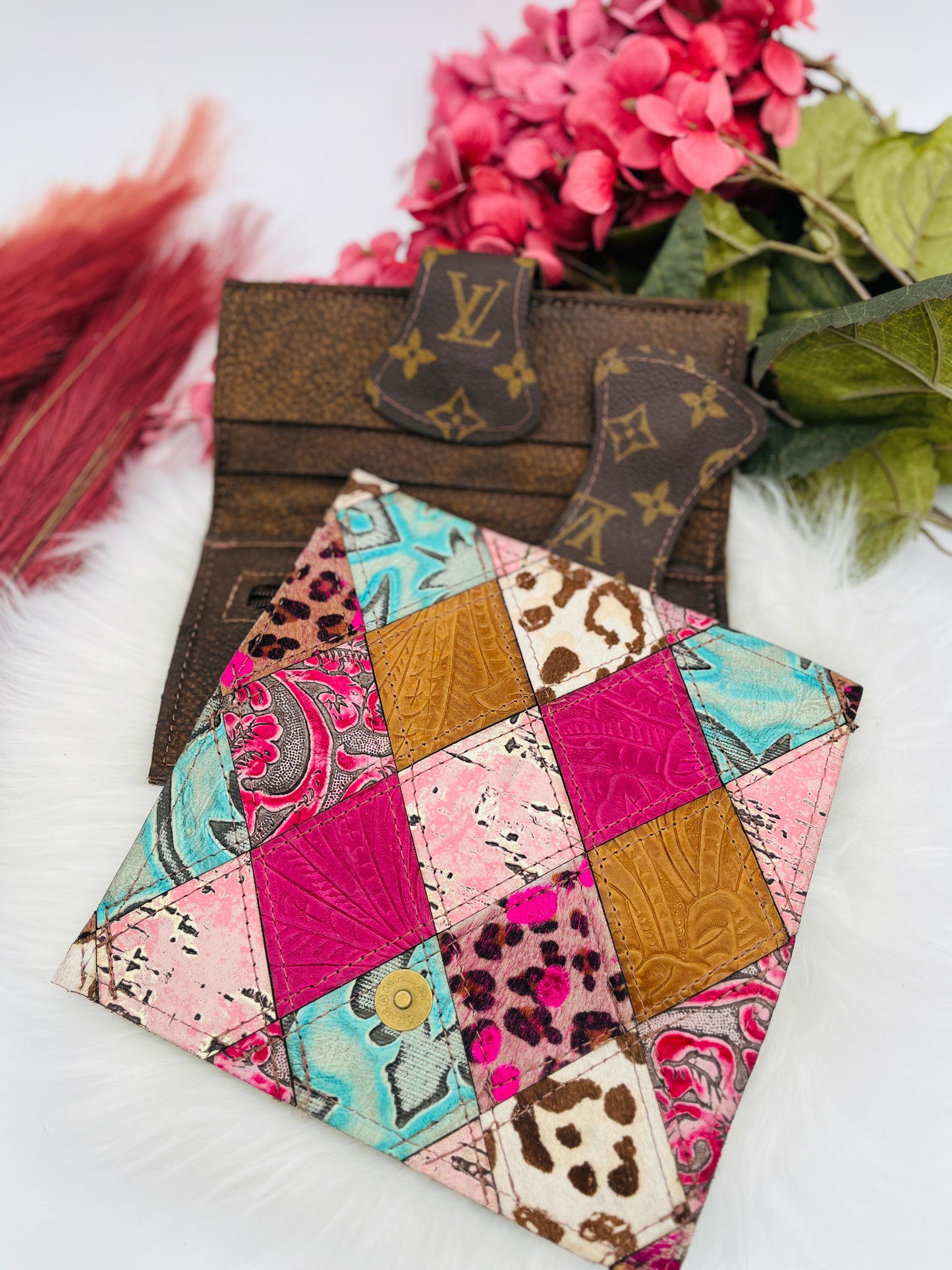 Colorful Patchwork Small Wallet w/UCLV