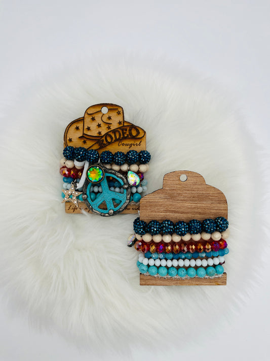 Bracelet Stack Turquoise Peace