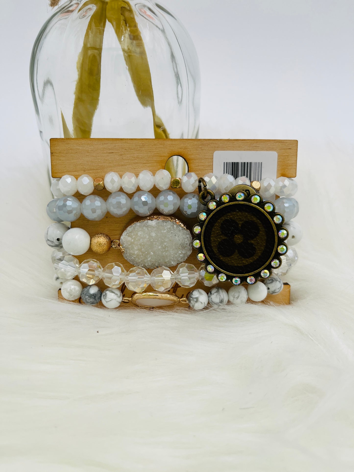 Bracelet Stack White