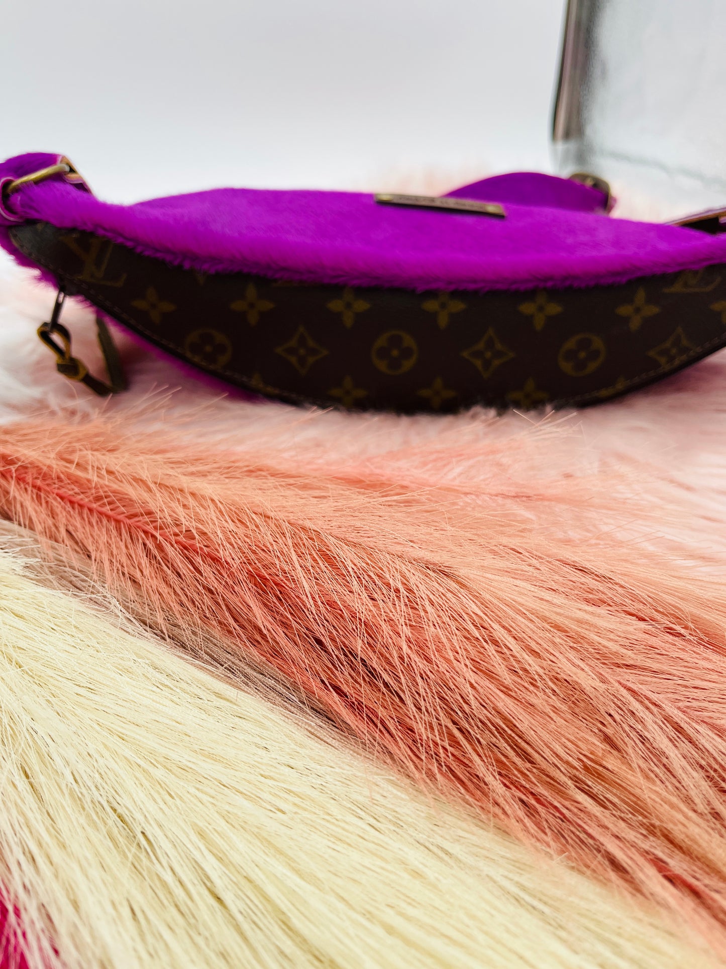 Fiesta BumBag Purple Hair on Hide