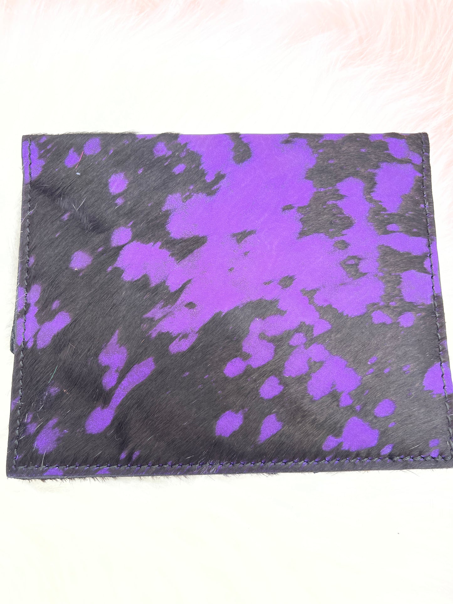 Wallet Card Holder Purple and Black