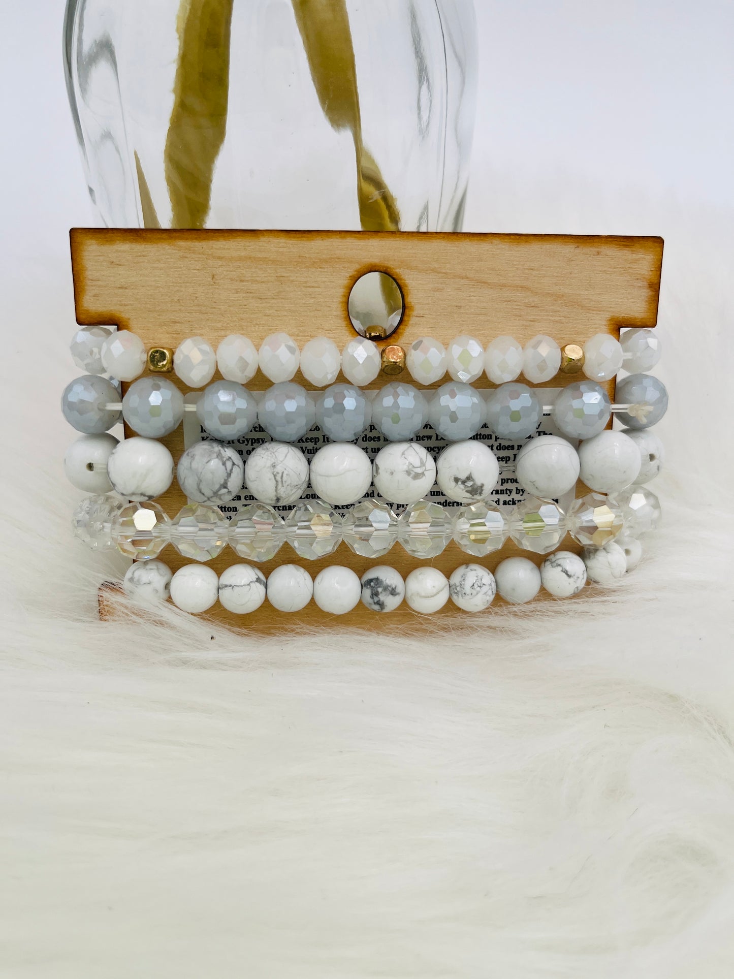 Bracelet Stack White