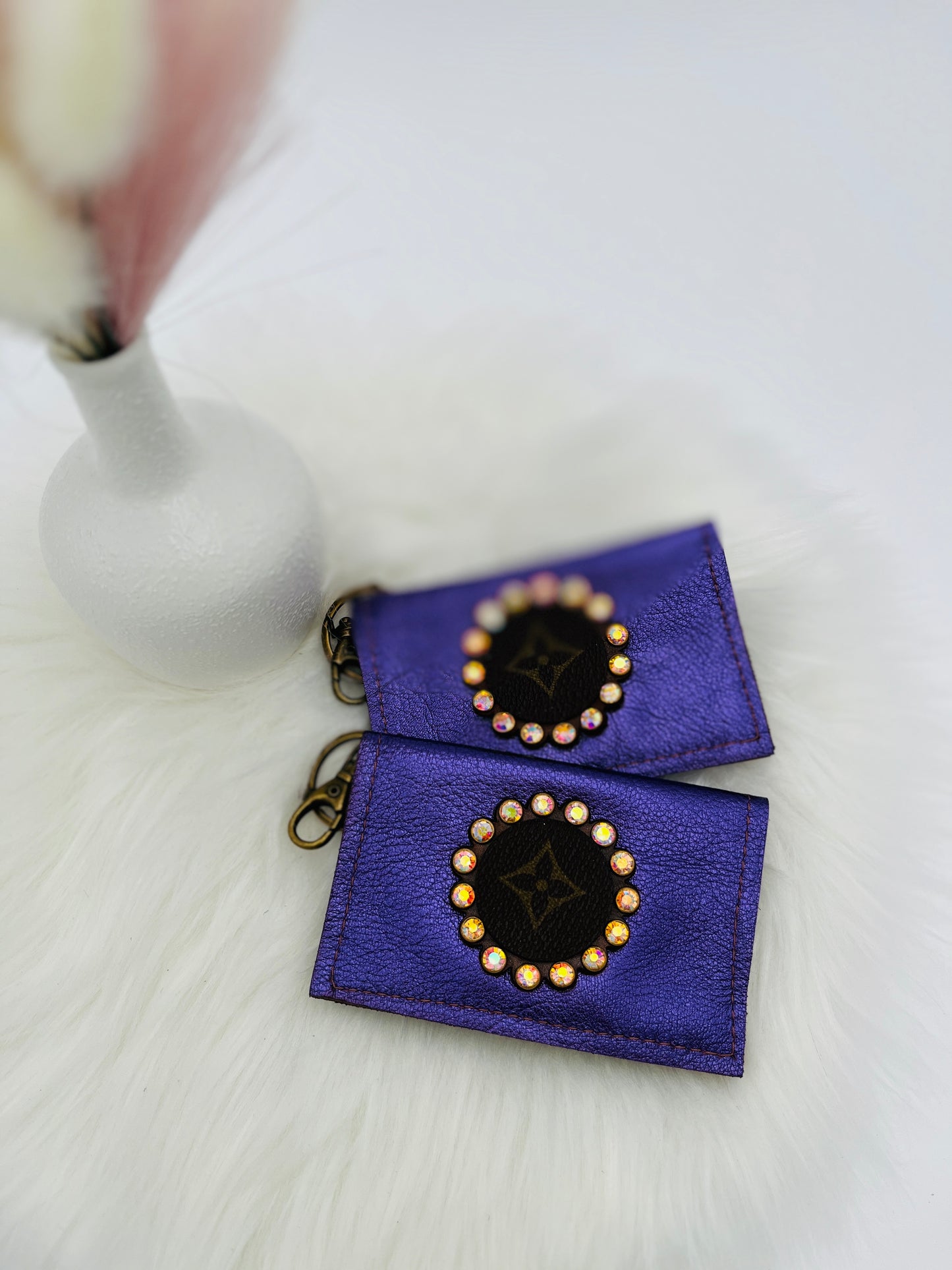 Fiesta Becca Metallic Purple Card Holder